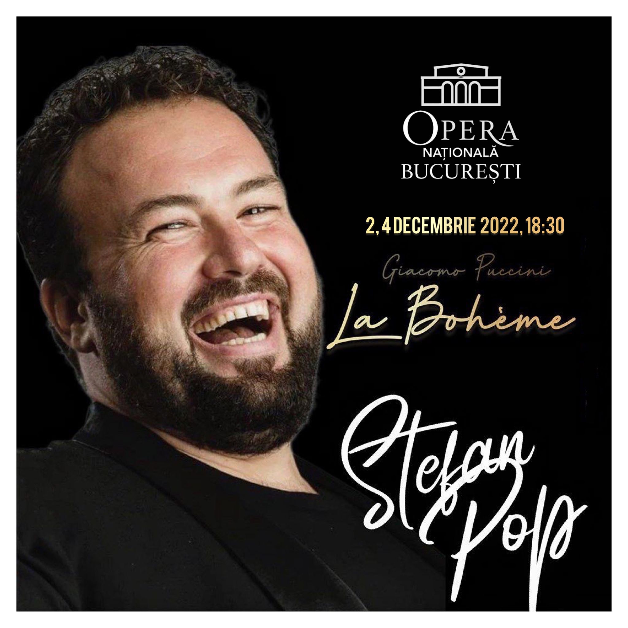 Stefan Pop, de la Royal Opera House, pe scena Operei Nationale Bucuresti la inceput de decembrie