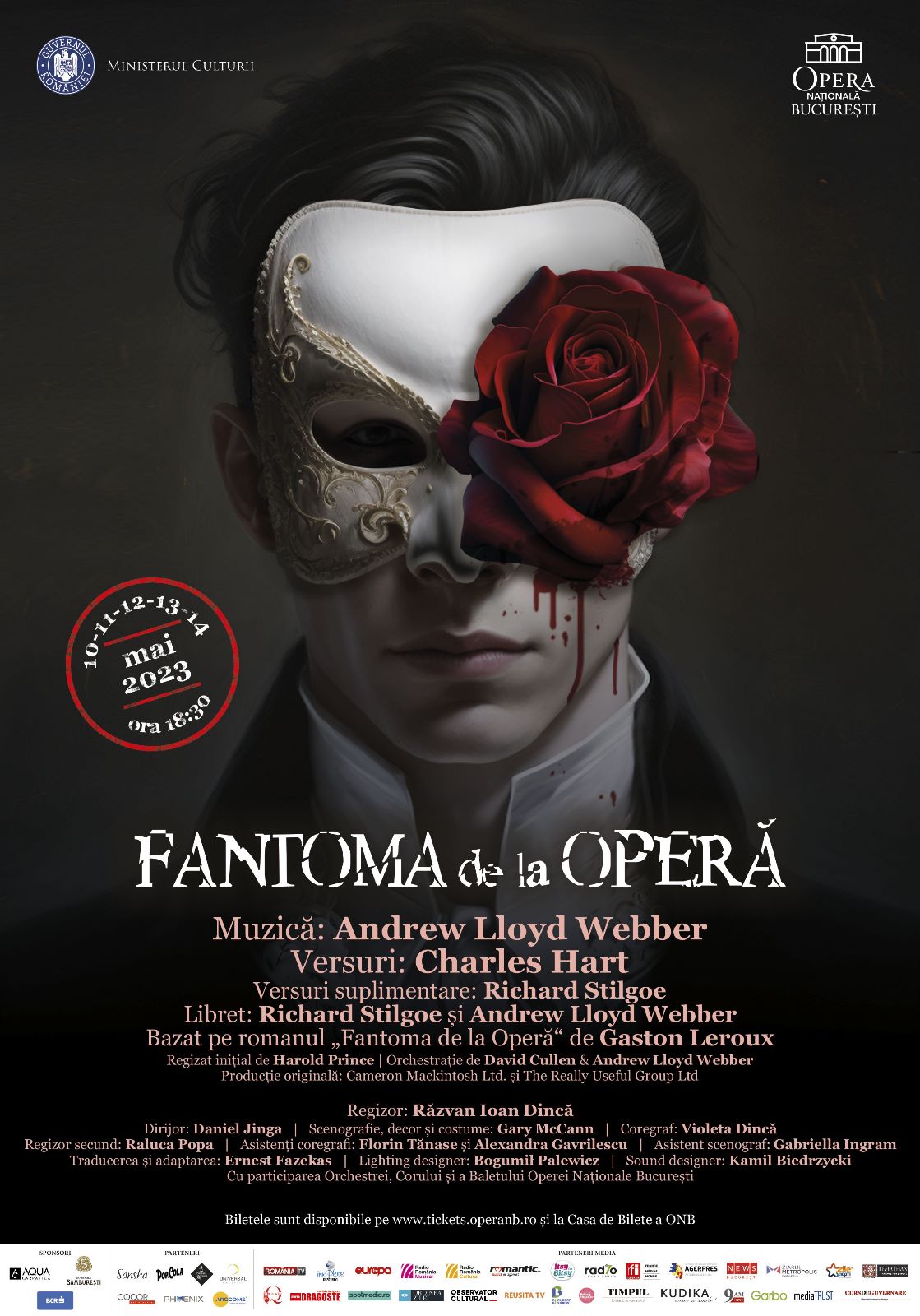 Fantoma de la Opera, inchis pe Broadway, deschis la Bucuresti