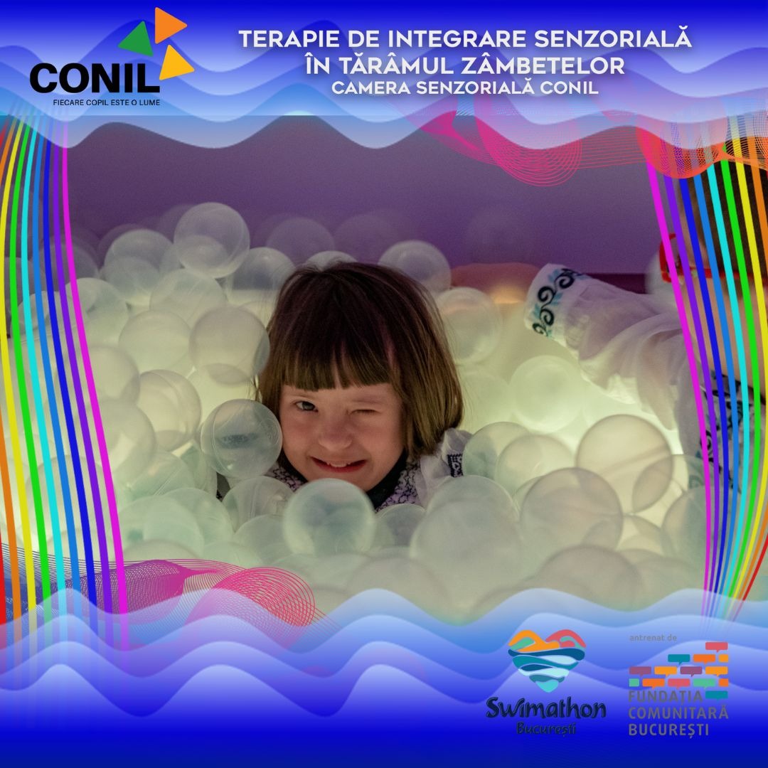 Terapie de integrare senzorială pentru 100 de copii cu dizabilități, în ”Tărâmul Zâmbetelor” – camera senzorială CONIL.