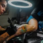 Photo tattoo pain management
