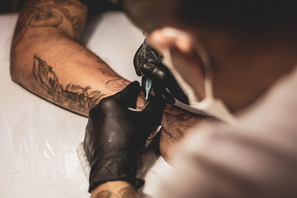 Photo tattoo session