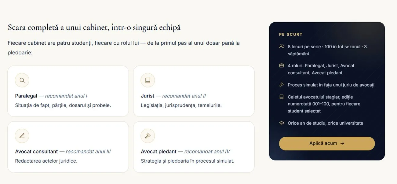 Pe Labirint 205 se judecă un proces. Nu e real, dar se pledează pe bune